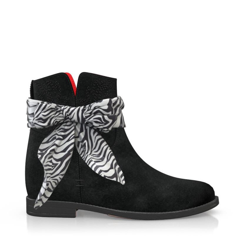 Hidden Wedge Ankle Boots 11786