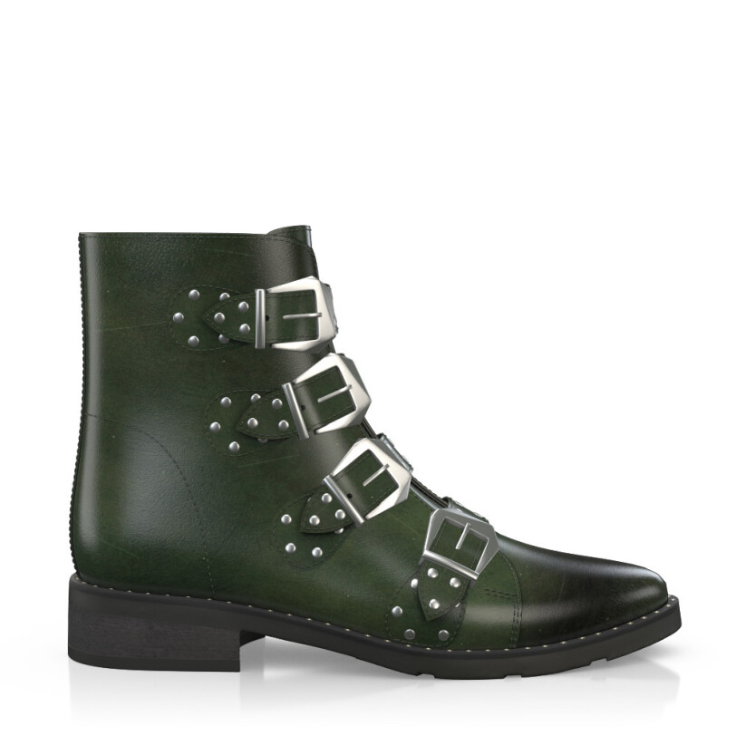 Straps and Metals Ankle Boots 2916