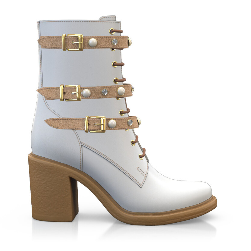 Summer Lace-Up Ankle Boots 14798