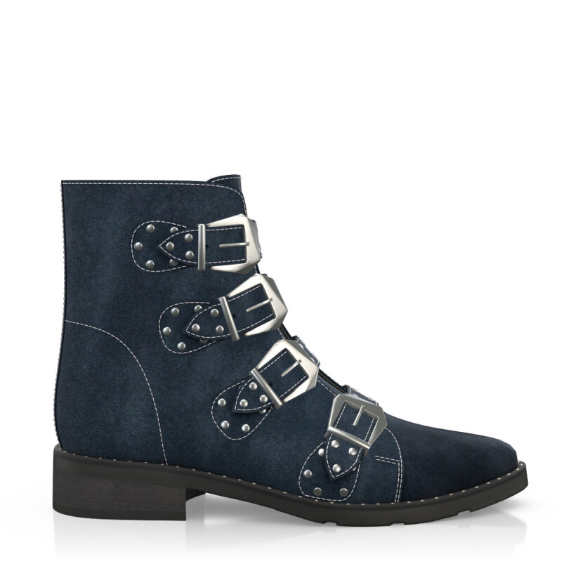 Straps and Metals Ankle Boots 2921