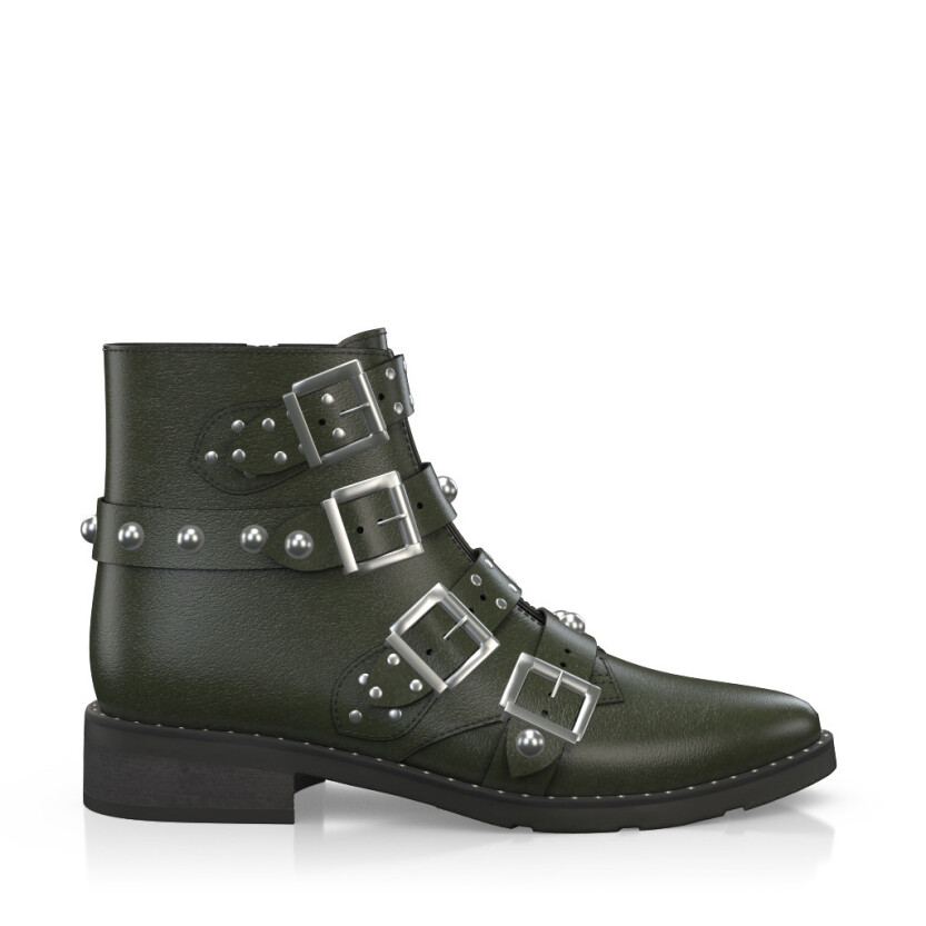 Straps and Metals Ankle Boots 2969