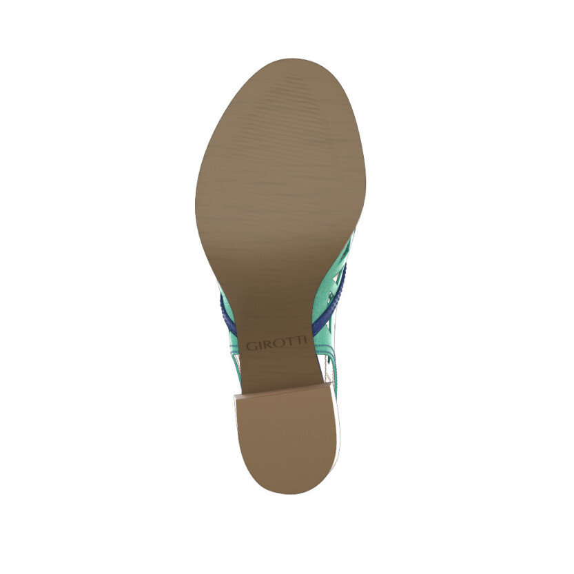 Block Heel Sandals 16208