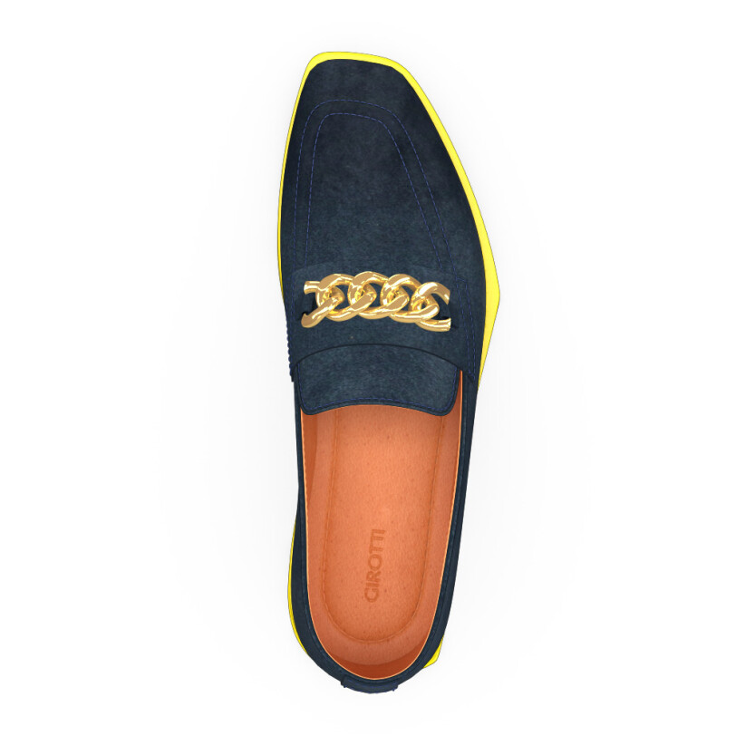 Men`s Square Toe Flat Sneakers 18055
