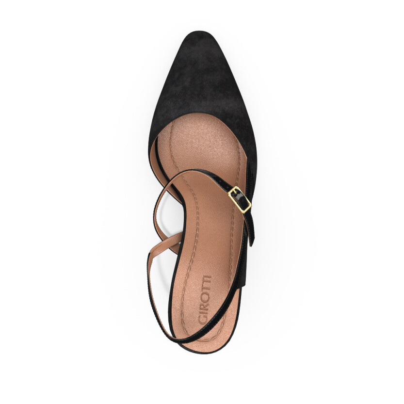 Mid Heel Pointed Toe Shoes 18358