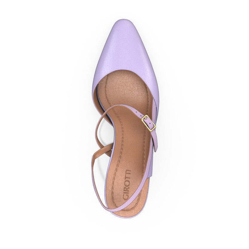 Mid Heel Pointed Toe Shoes 18370