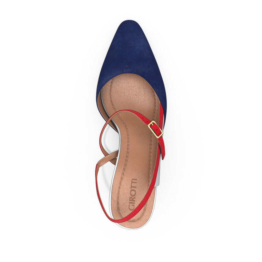 Mid Heel Pointed Toe Shoes 18373