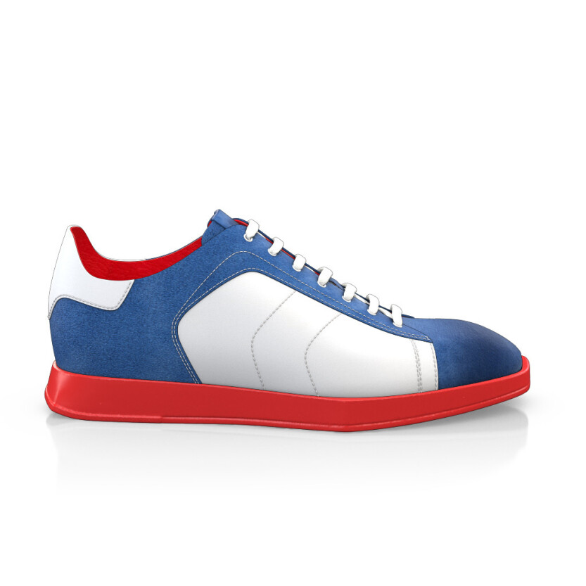 Men`s Square Toe Flat Sneakers 18424