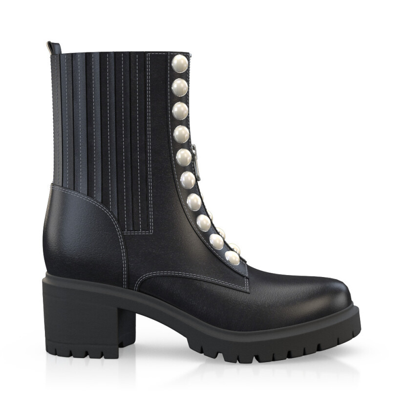 Zip-On Ankle Boots 3361-21
