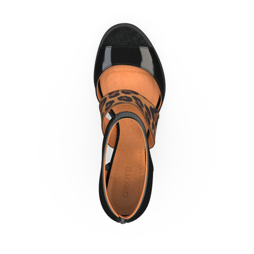 Block Heel Sandals 19378