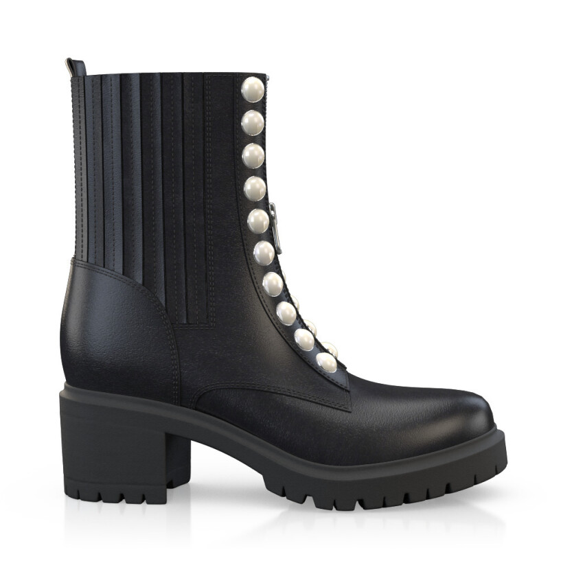 Zip-On Ankle Boots 3436