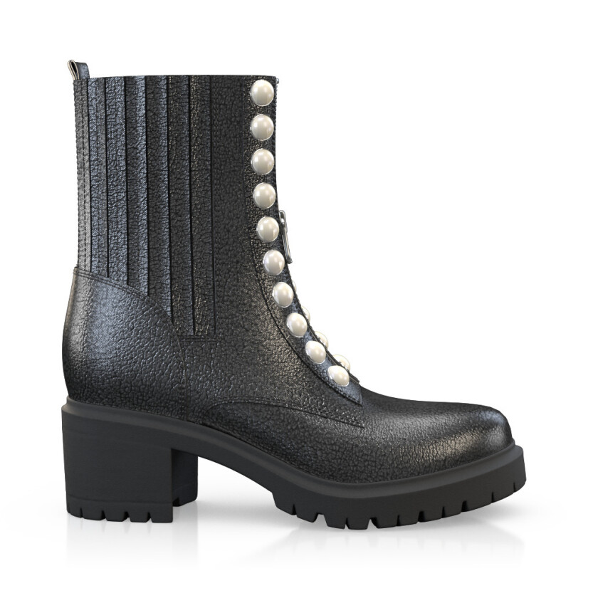 Zip-On Ankle Boots 3512