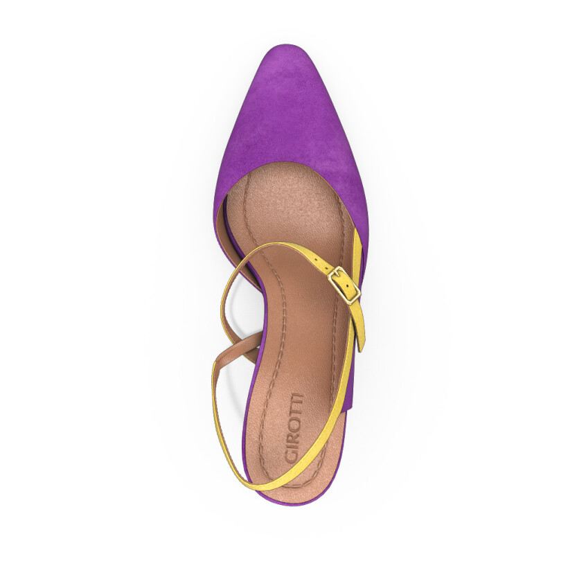 Mid Heel Pointed Toe Shoes 24053