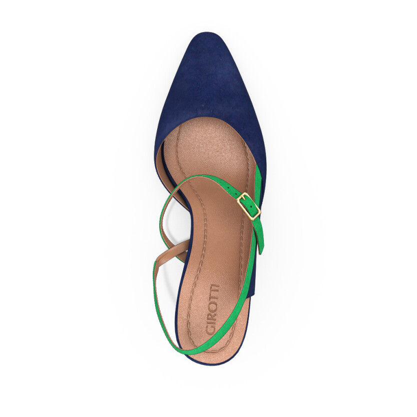 Mid Heel Pointed Toe Shoes 24071