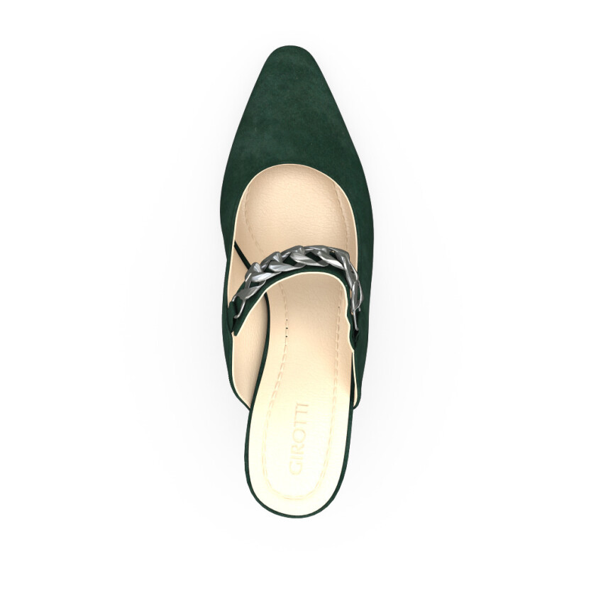Mid Heel Pointed Toe Shoes 24218