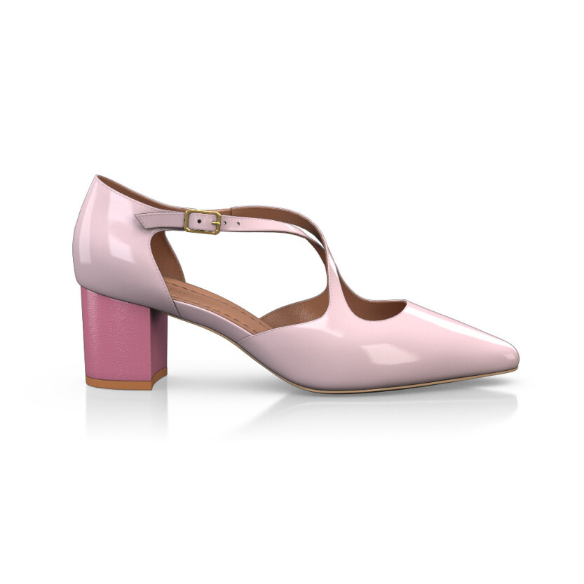 Mid Heel Pointed Toe Shoes 24437