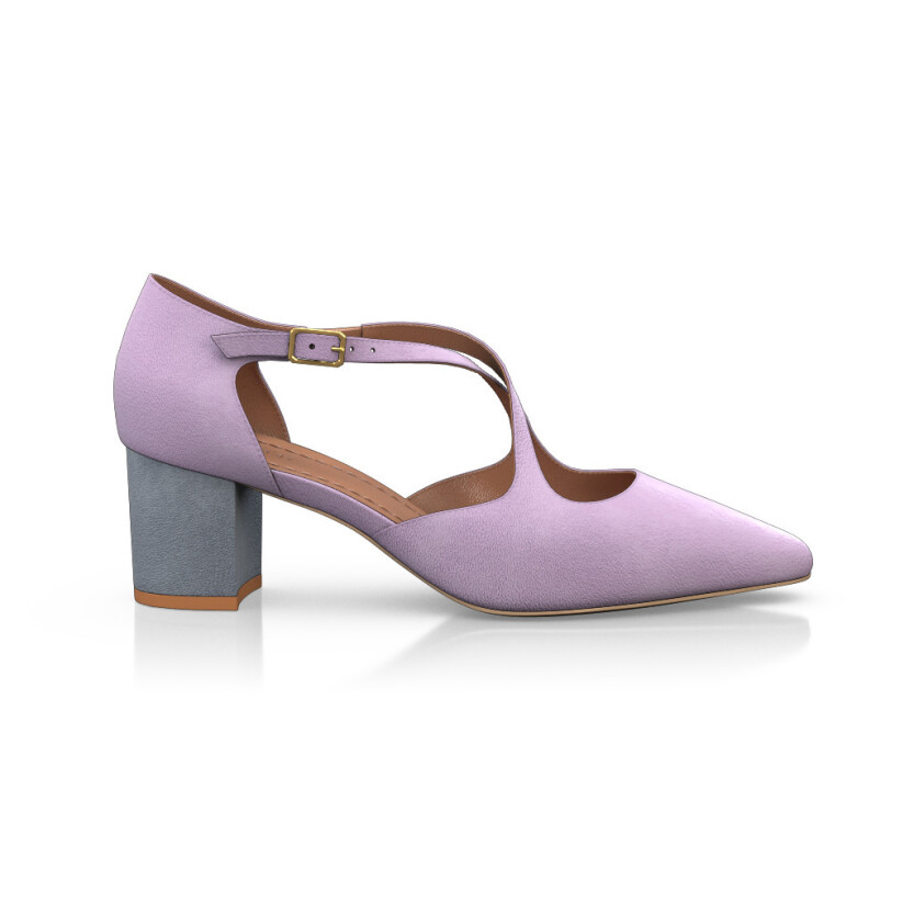Mid Heel Pointed Toe Shoes 24446