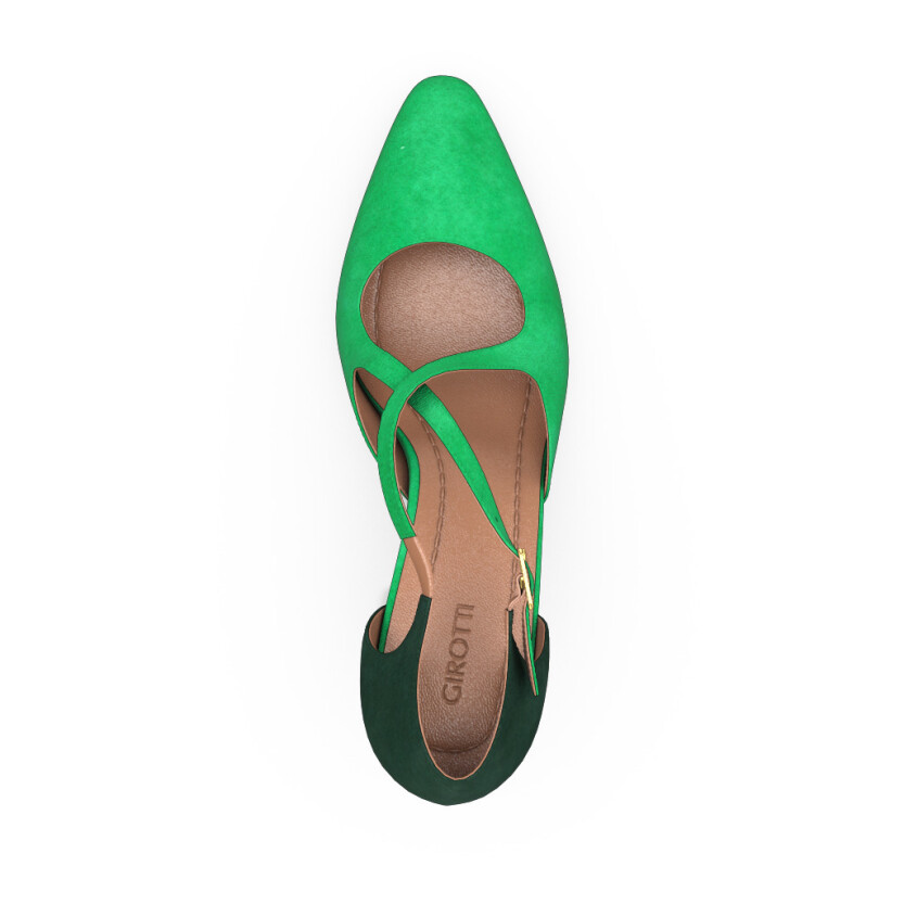 Mid Heel Pointed Toe Shoes 24458
