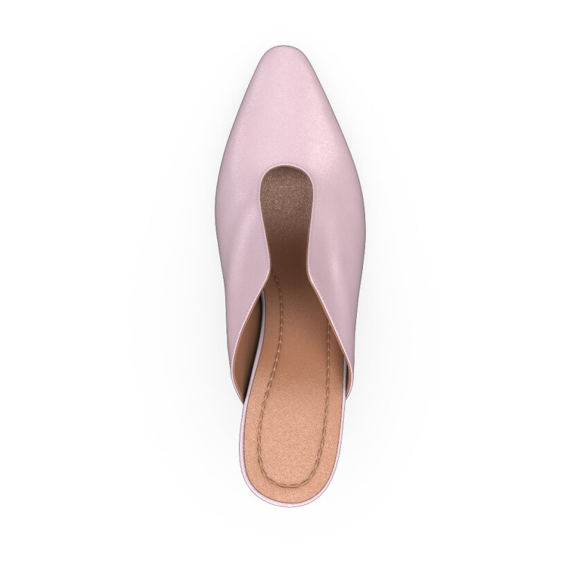 Mid Heel Pointed Toe Shoes 25145