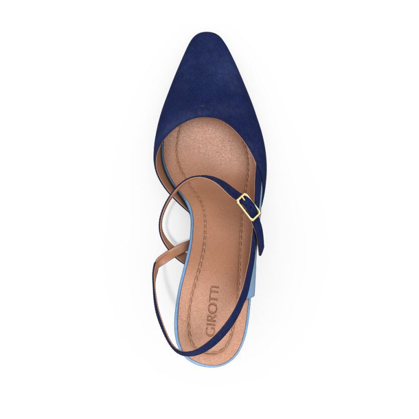Mid Heel Pointed Toe Shoes 25169