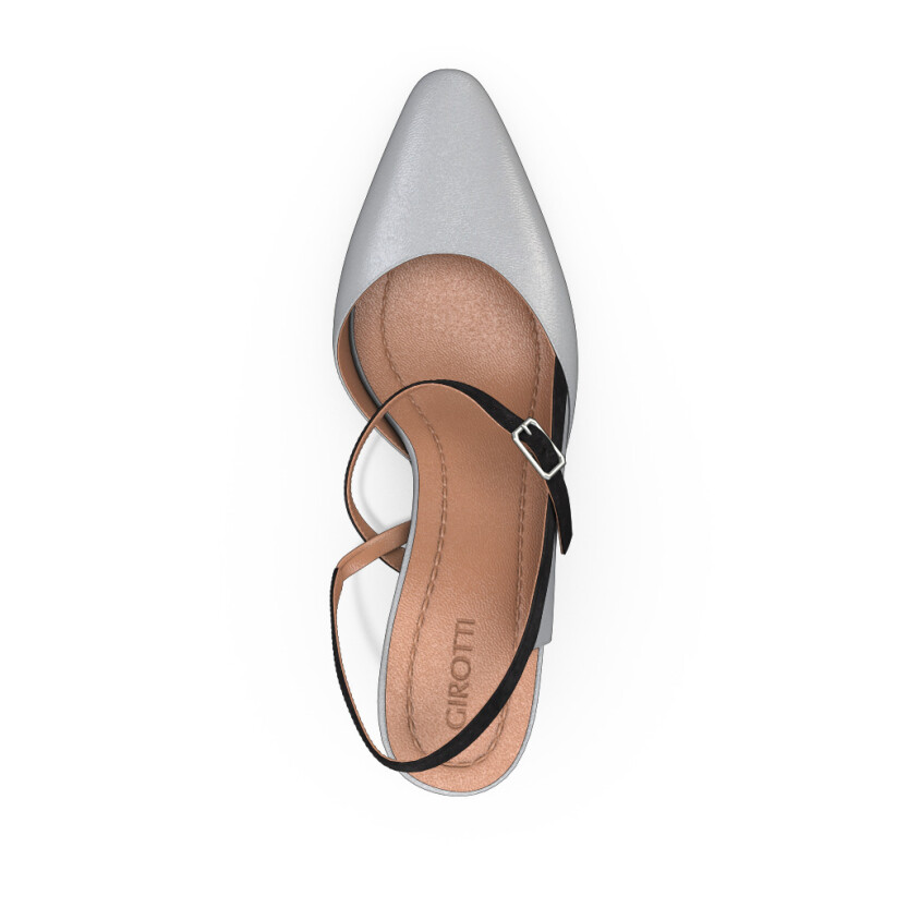 Mid Heel Pointed Toe Shoes 25172