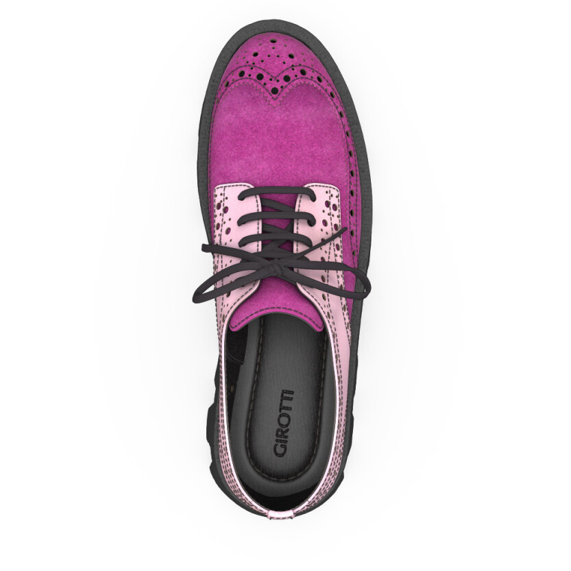 Color Sole Platform Shoes 25571