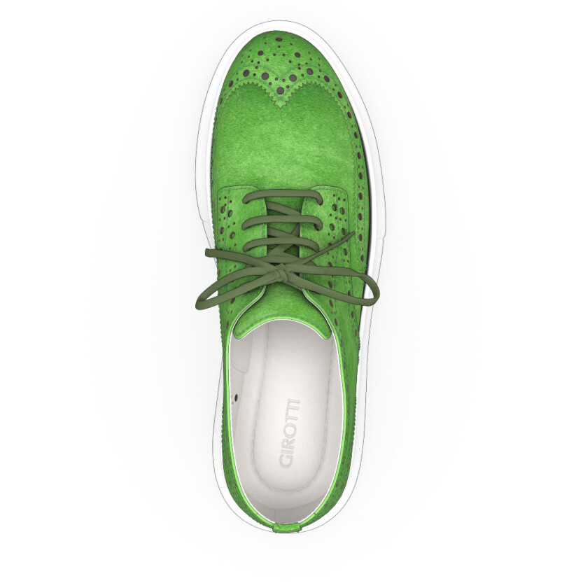Color Sole Platform Shoes 25586