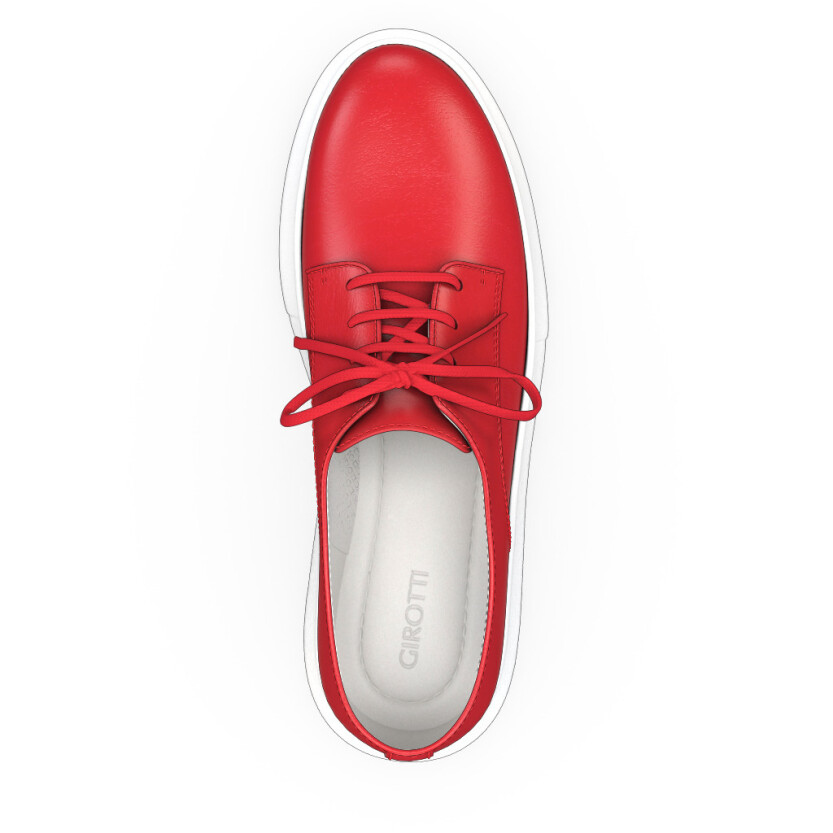 Color Sole Platform Shoes 25619