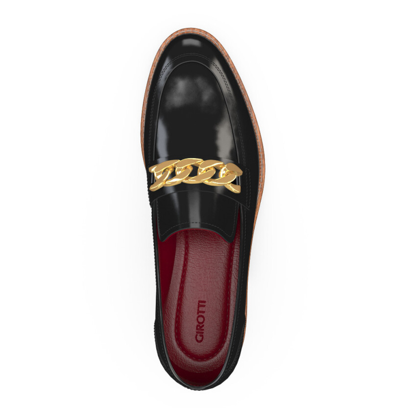 Women`s Luxury Chain Loafers 26395
