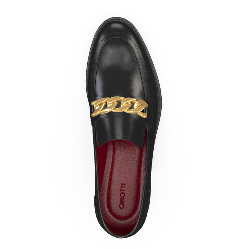 Women`s Luxury Chain Loafers 26587