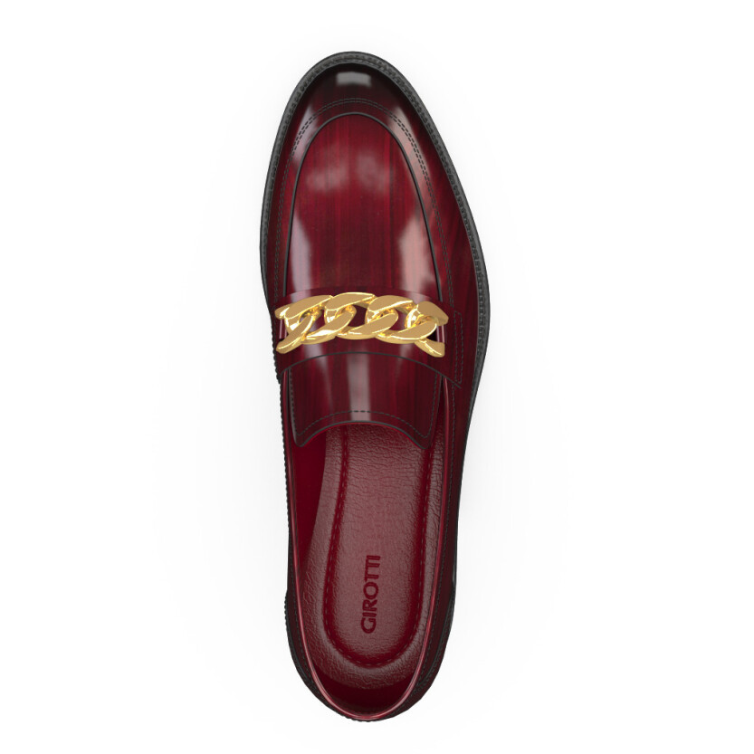 Women`s Luxury Chain Loafers 26602