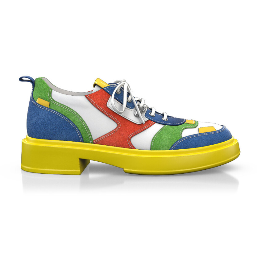 Color Sole Platform Shoes 29247