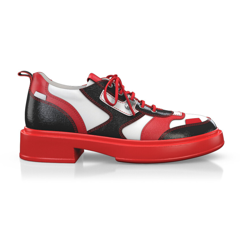 Color Sole Platform Shoes 29256