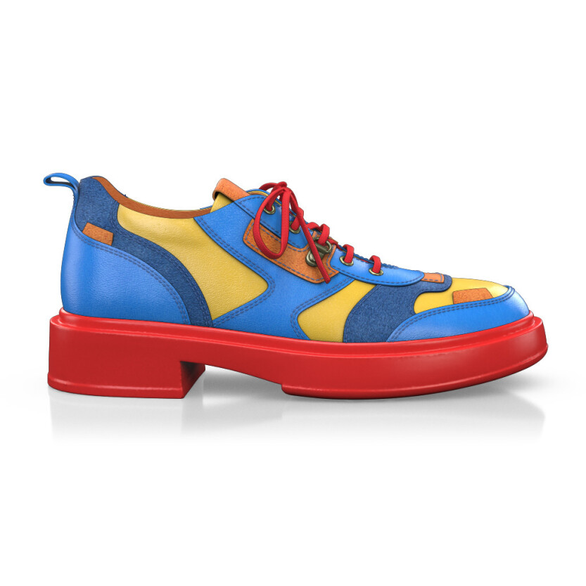Color Sole Platform Shoes 29268