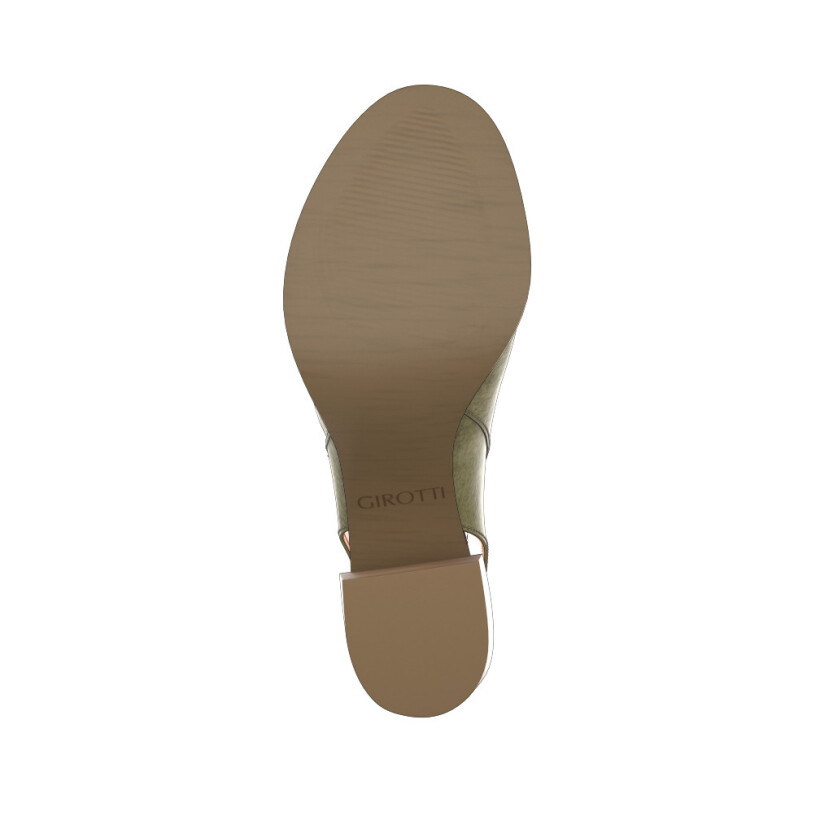 Block Heel Sandals 4501