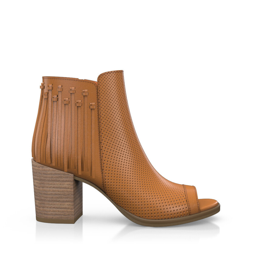 Fringes and Peep-Toe Booties 4516