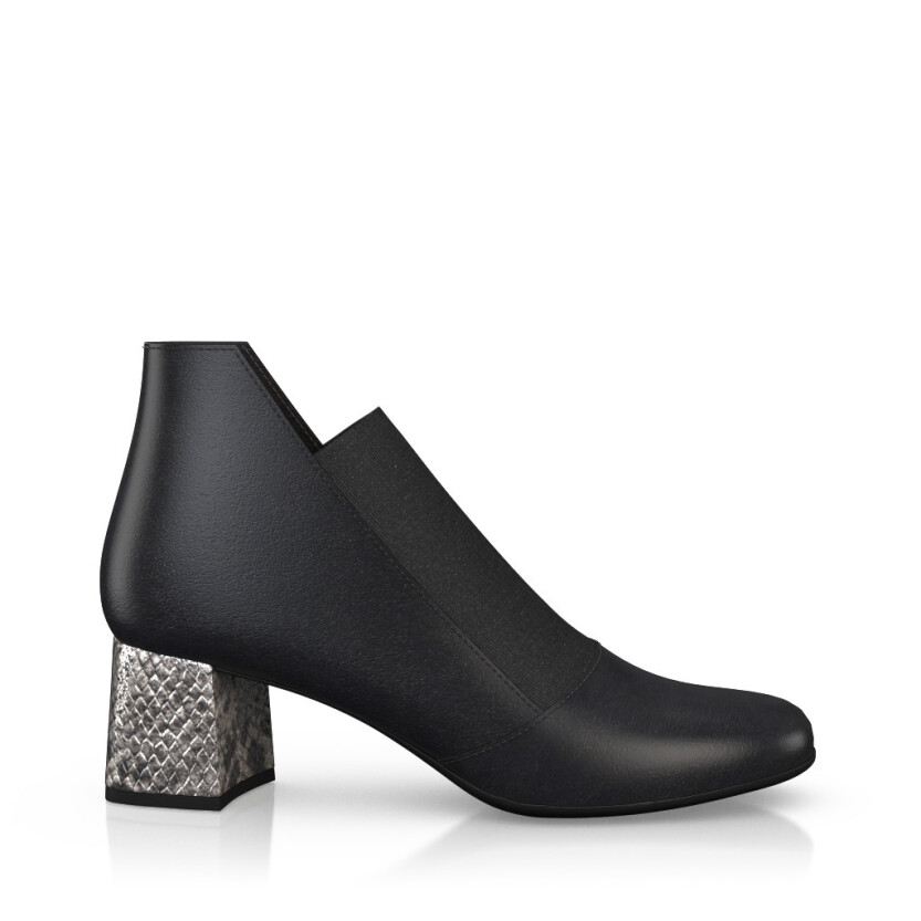 Heeled Low Top Ankle Boots 31860