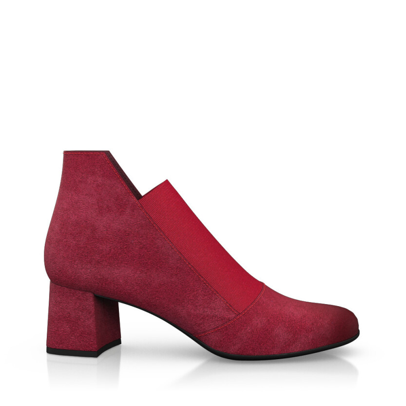 Heeled Low Top Ankle Boots 31905