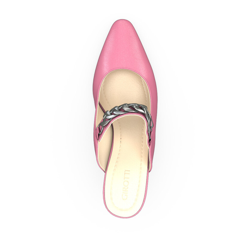 Mid Heel Pointed Toe Shoes 34562