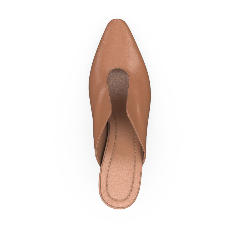 Mid Heel Pointed Toe Shoes 34610