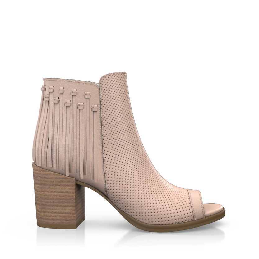 Fringes and Peep-Toe Booties 4924