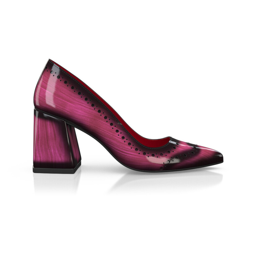 Women`s Luxury Block Heel Shoes 36509