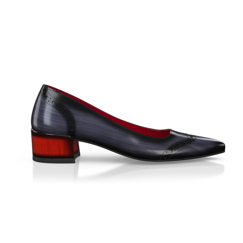 Women`s Luxury Block Heel Shoes 36524