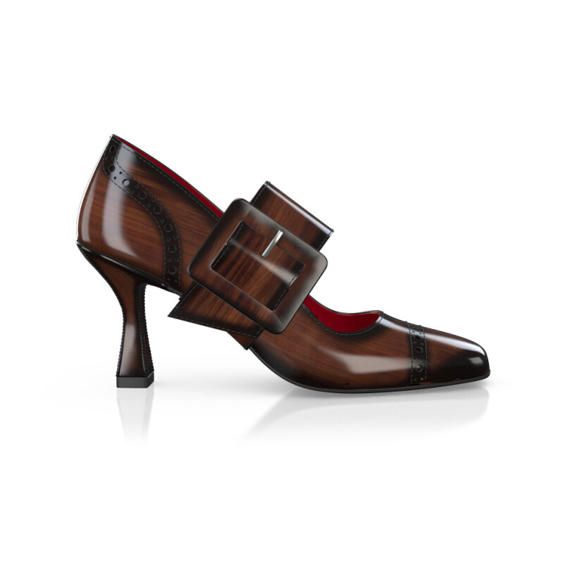 Women`s Luxury Block Heel Shoes 36584