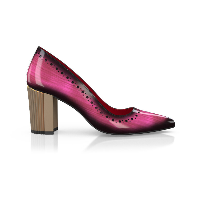 Women`s Luxury Block Heel Shoes 36869