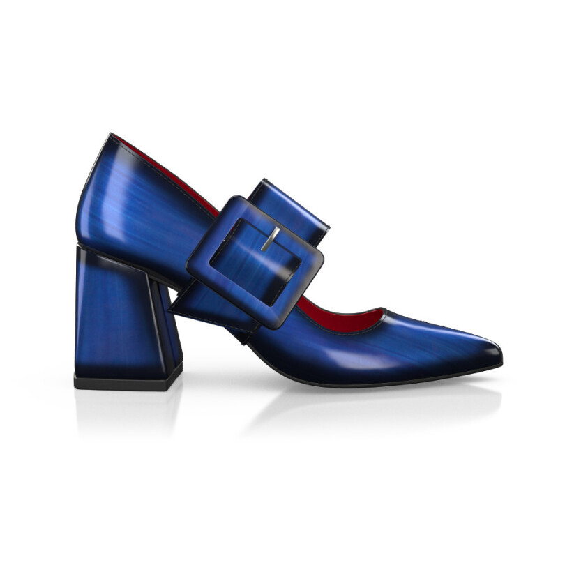 Women`s Luxury Block Heel Shoes 38843