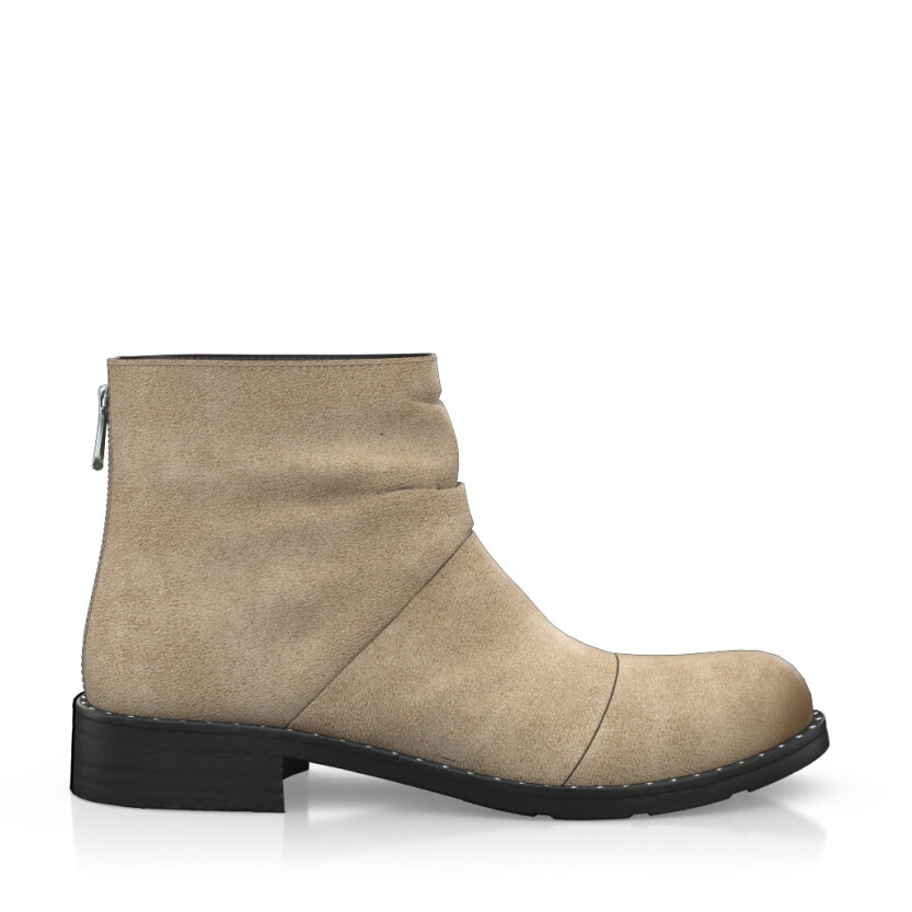 Wrinkled Ankle Boots 5476