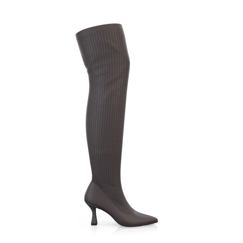 Women's Knitted Over The Knee Boots 40840