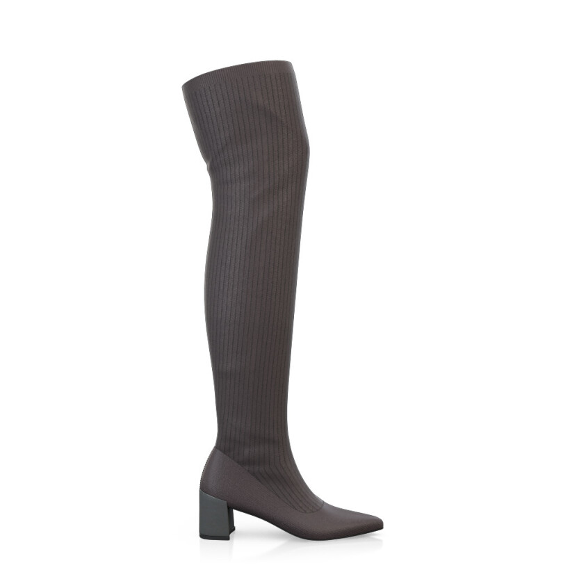 Women's Knitted Over The Knee Boots 40846