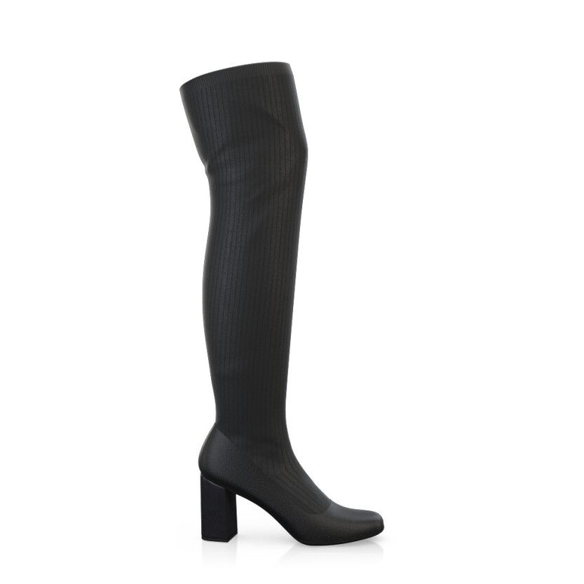 Women's Knitted Over The Knee Boots 40860