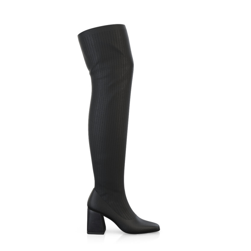 Women's Knitted Over The Knee Boots 40864